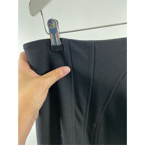 Diane Von Furstenberg Black Skirt Size 10 - Picture 5 of 11